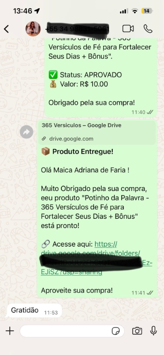 Depoimento de cliente satisfeito 1